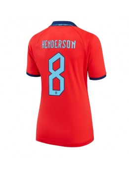 Billige England Jordan Henderson #8 Bortedrakt Dame VM 2022 Kortermet